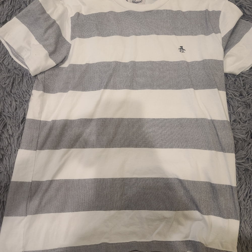 Stripe lightweight Neiman Marcus Penguin is Pengui